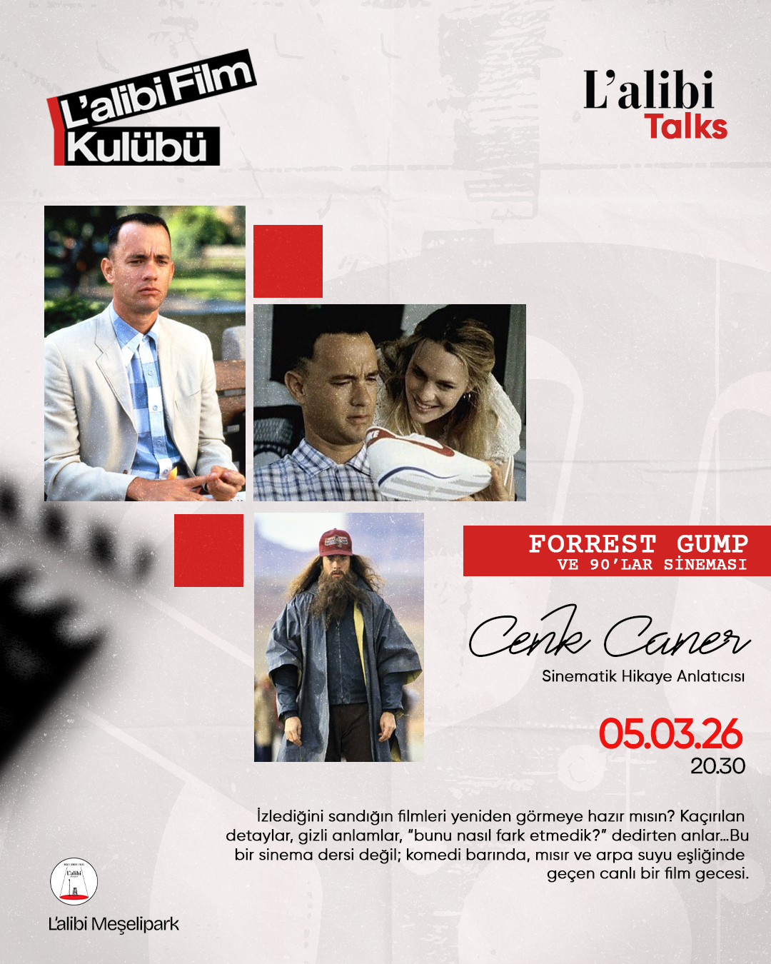 L'alibi Film Kulübü (Forrest Gump)