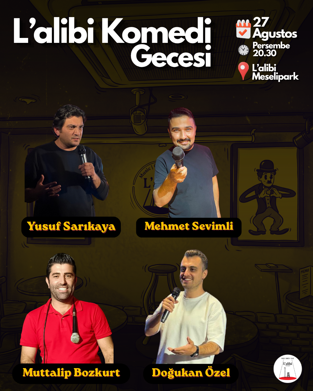 L'alibi Komedi Gecesi- Bursa Komedi Kulübü